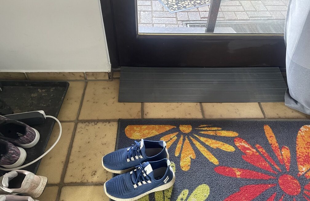 Schuhe im Weg