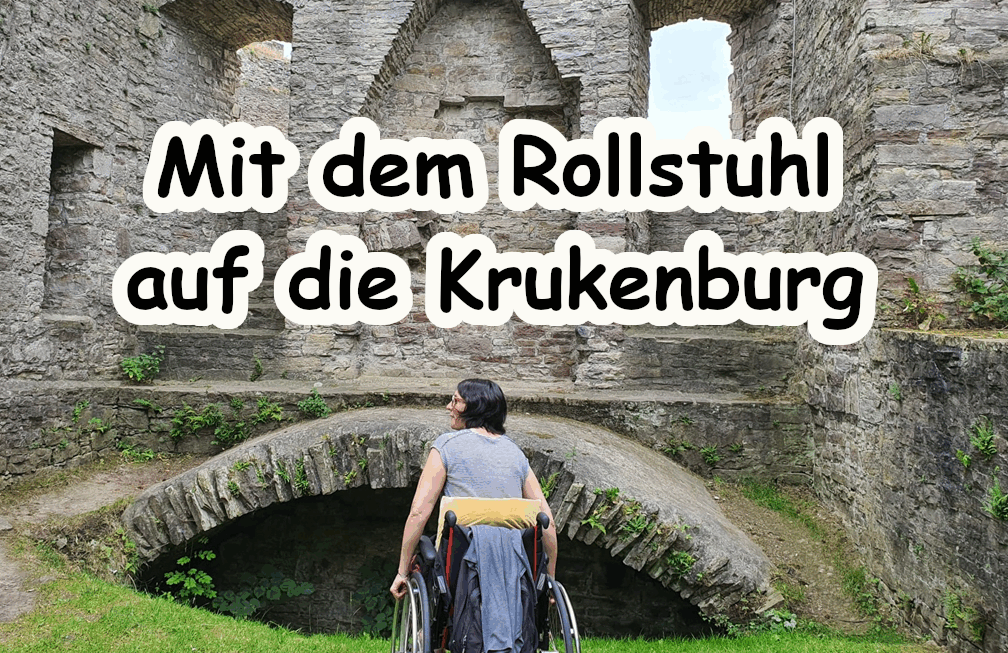 Mit dem Rollstuhl auf die Krukenburg