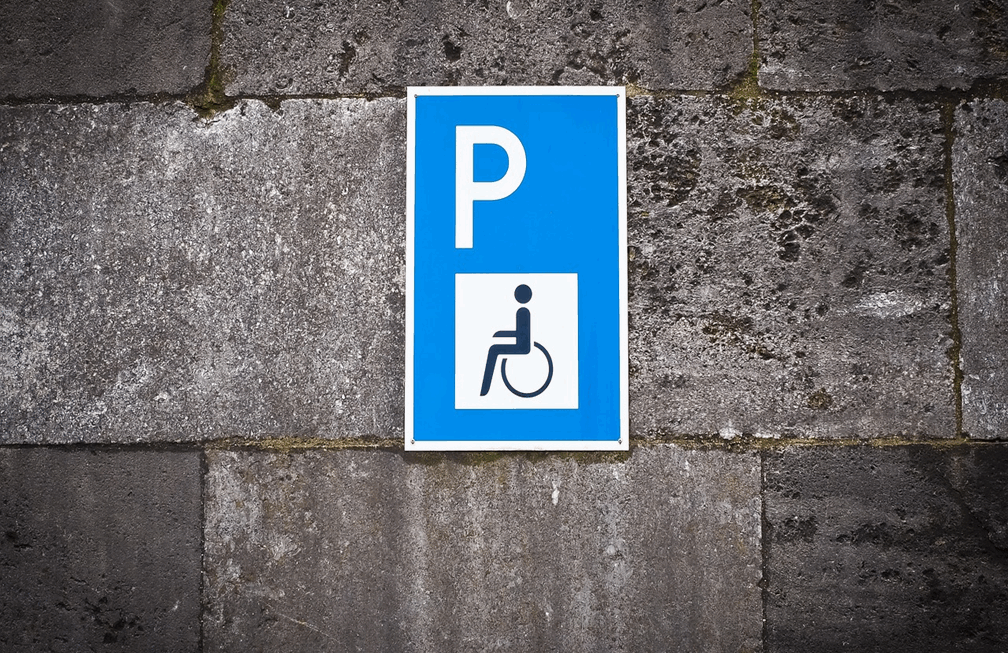 Behinderten Parkplatz