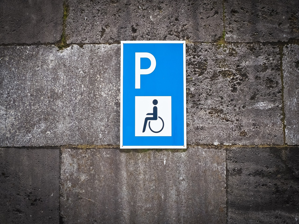 Behinderten Parkplatz