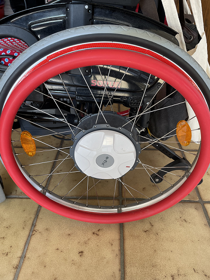Rollstuhl Antrieb in den Rädern