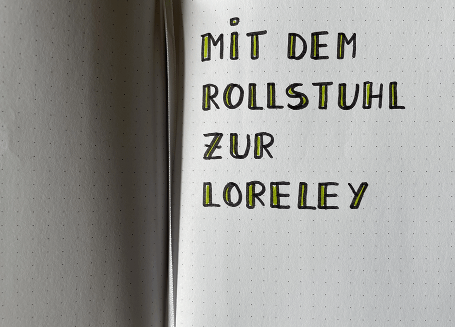 Mit dem Rollstuhl zur Loreley