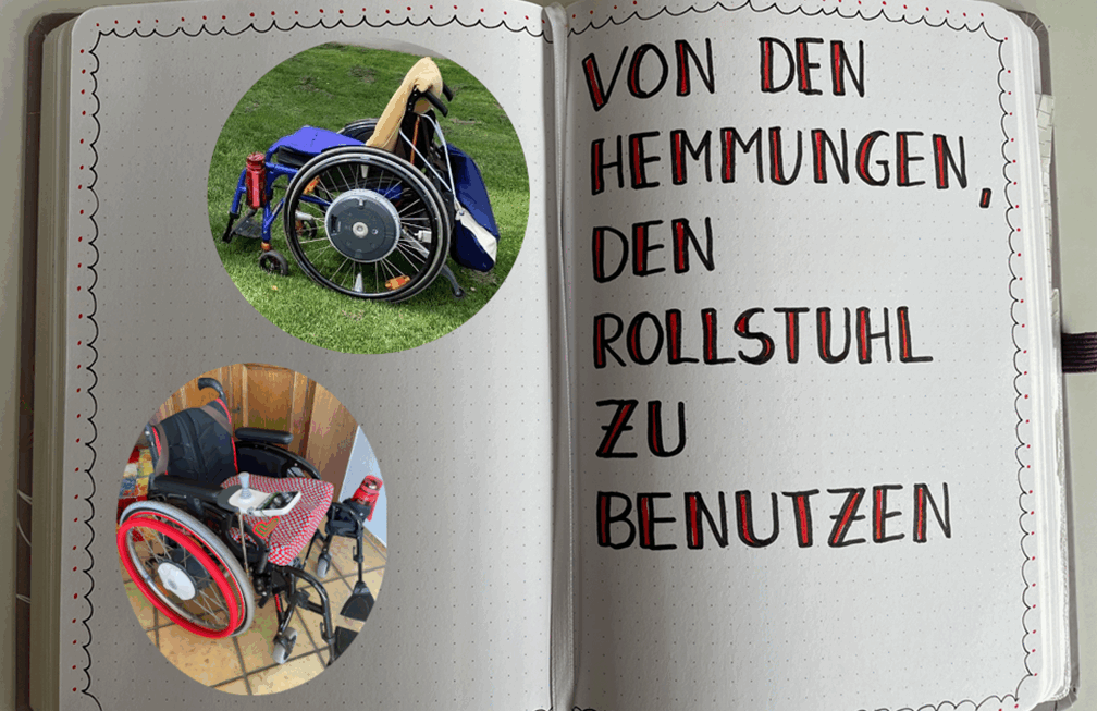 Hemmungen, den Rollstuhl zu benutzen