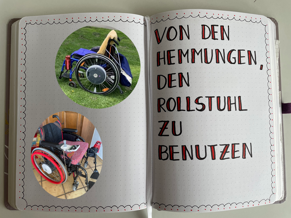 Hemmungen, den Rollstuhl zu benutzen