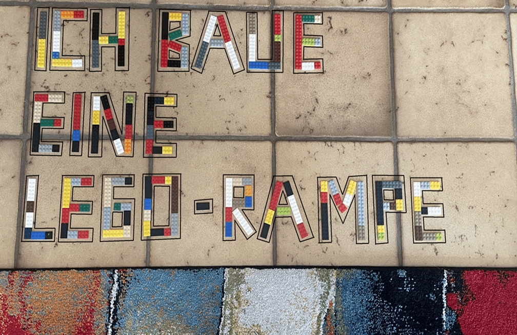 Ich baue eine Lego-Rampe