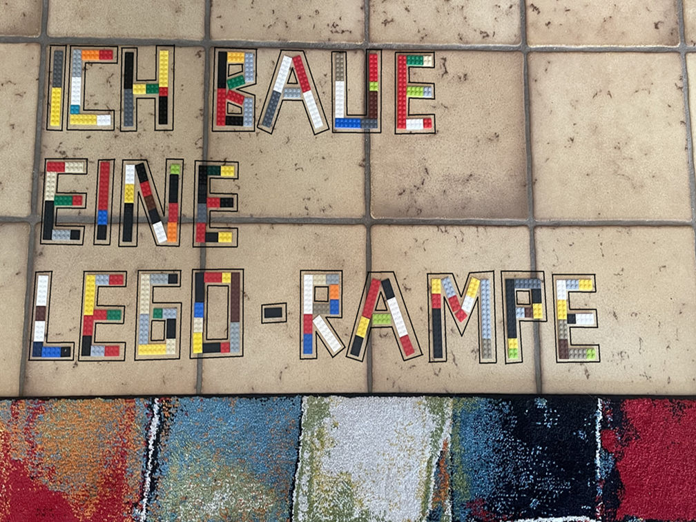 Ich baue eine Lego-Rampe