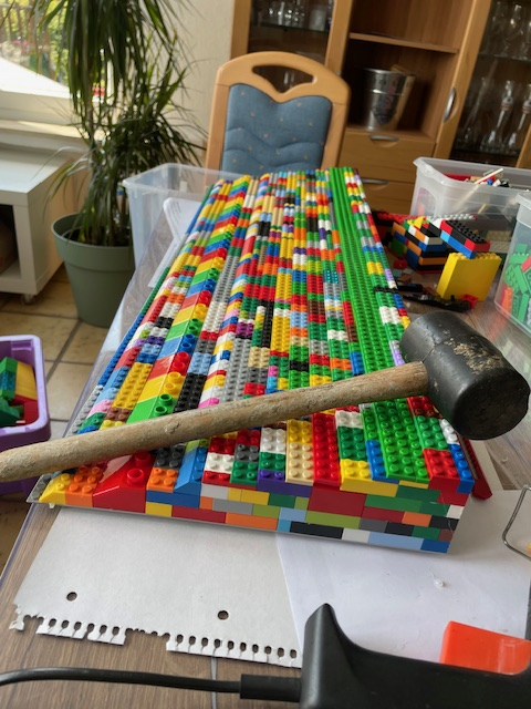 fast fertige Lego-Rampe