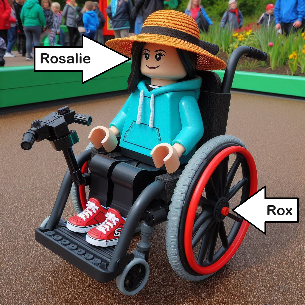 Rosalie im Legoland